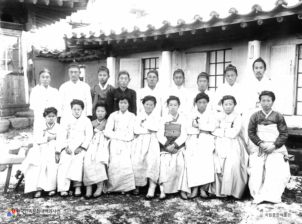 함경북도 길주군 사람들의 모습