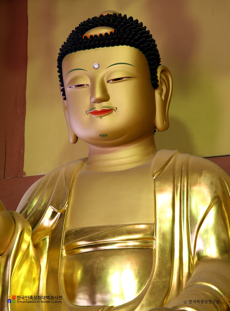 영광 불갑사 목조석가여래삼불좌상 중 아미타