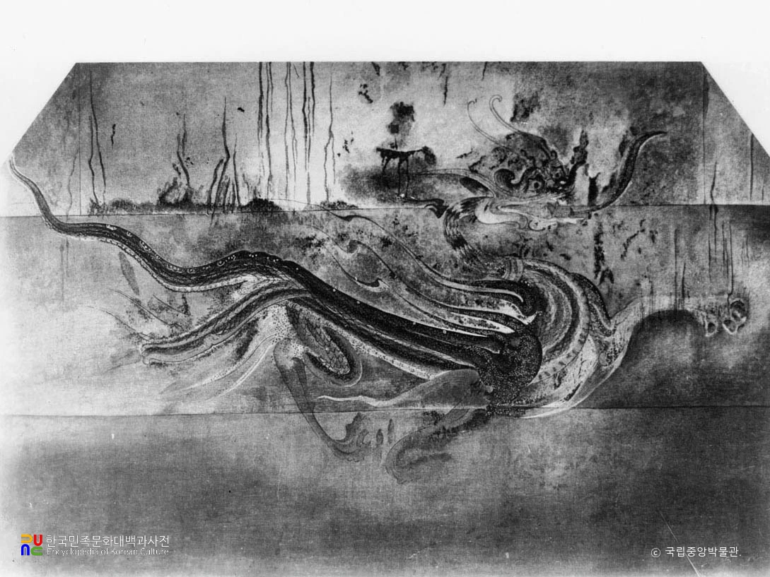 평안남도 강서 강서대묘 현실 동벽 청룡