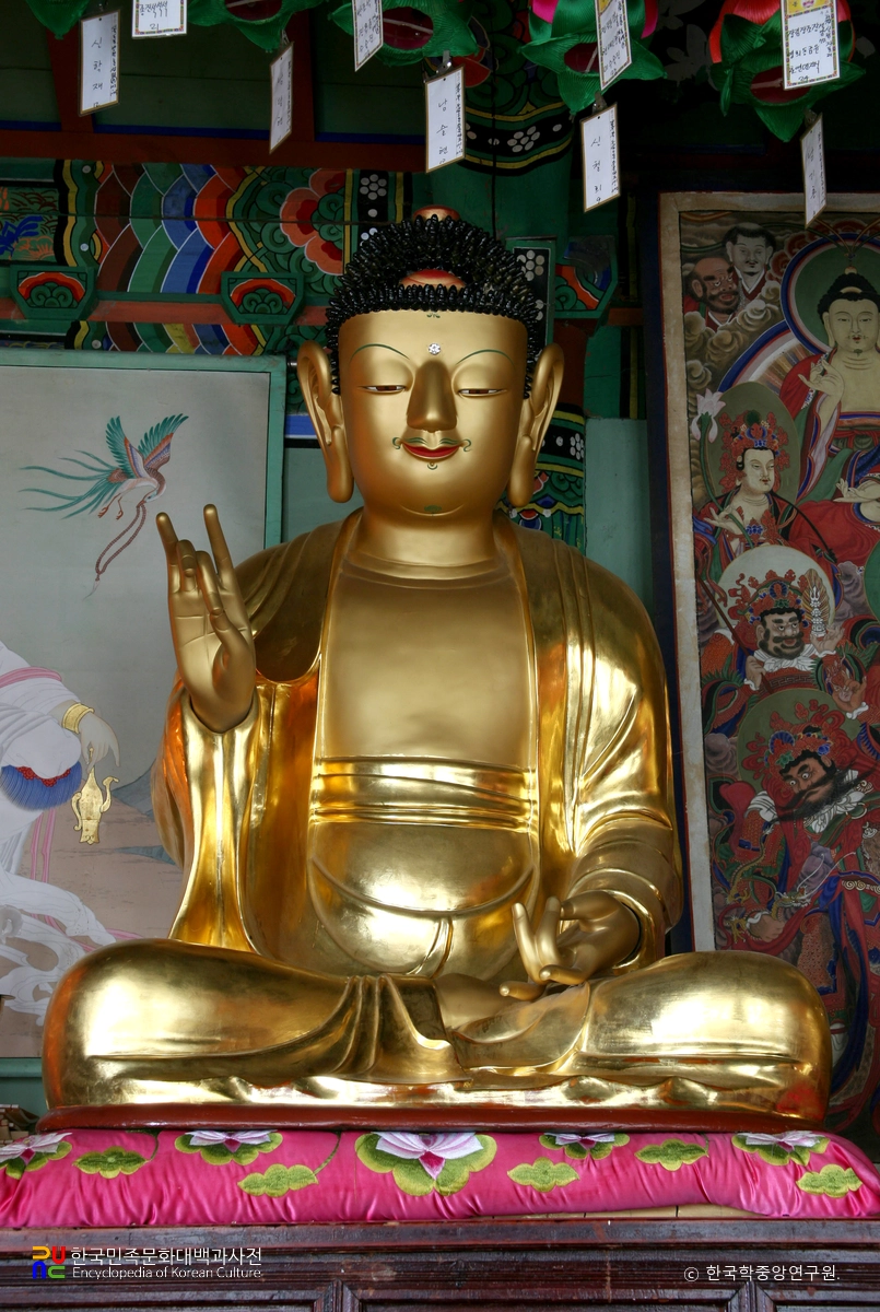 고창 상원사 목조삼세불좌상