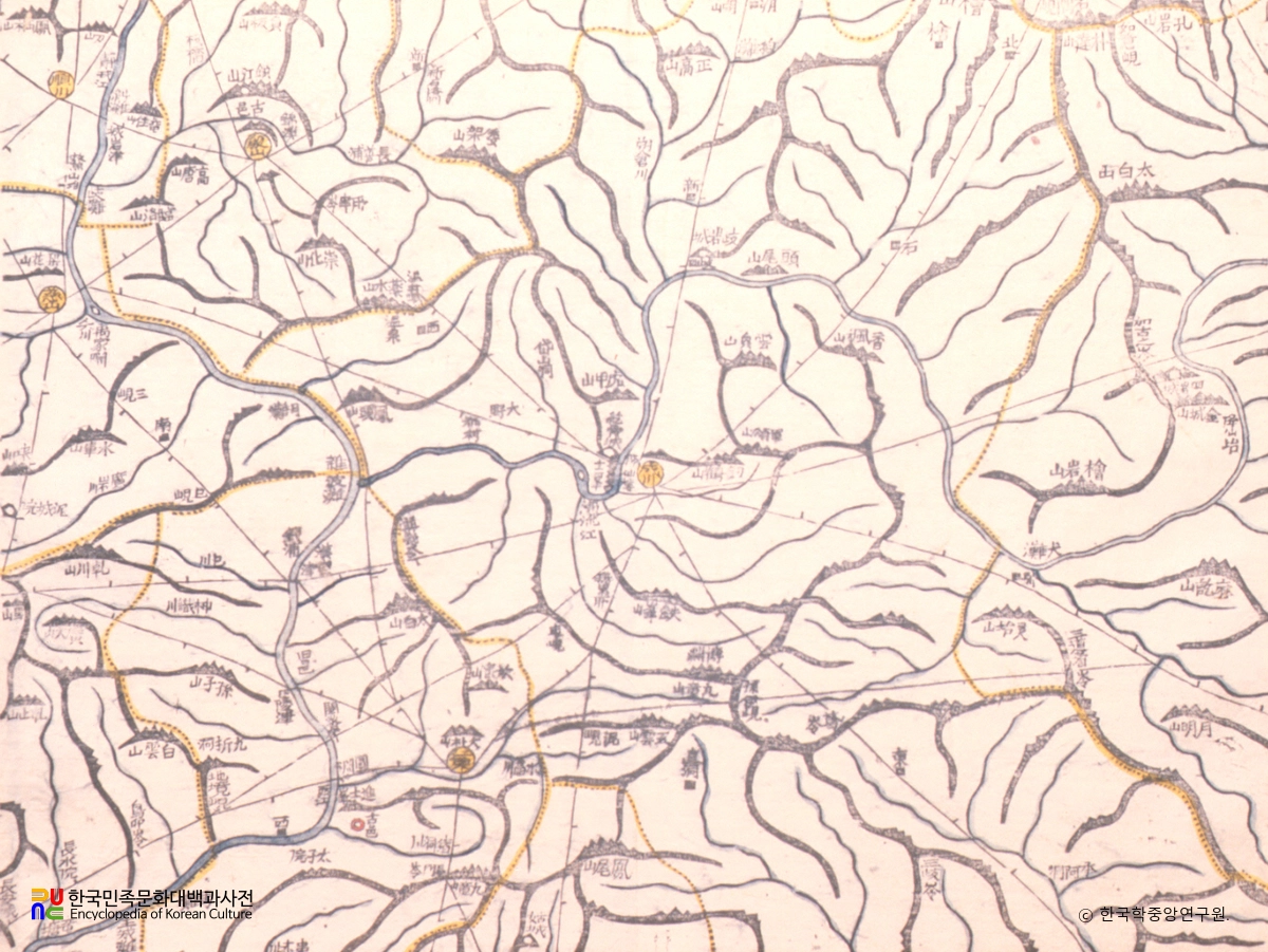 대동여지도 / 성천, 강동, 자산, 순천