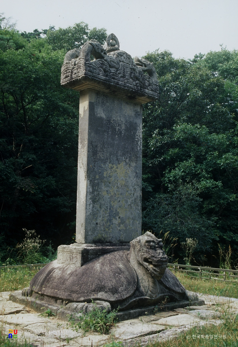 괴산 각연사 통일대사탑비 정측면
