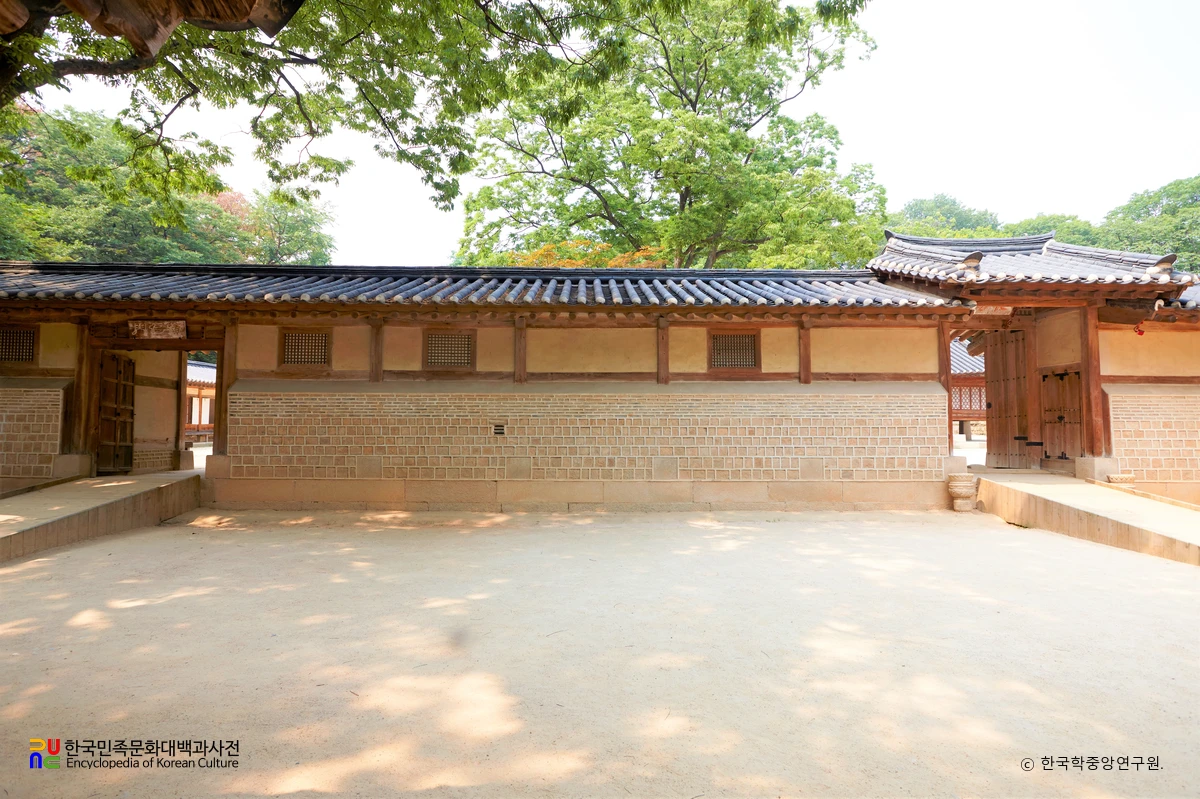 창덕궁 연경당 장양문과 수인문