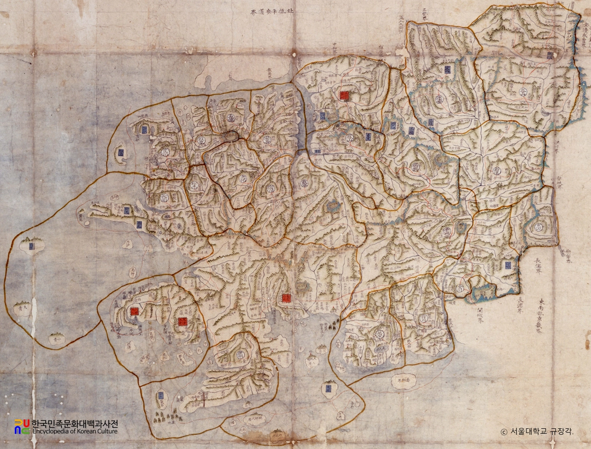 황해도전도(해서지도 제2첩)
