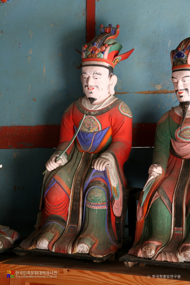 고창 문수사 목조지장보살좌상 및 시왕상