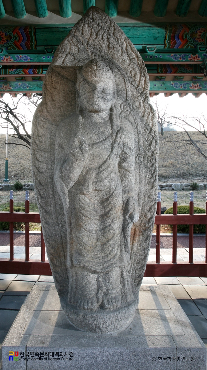 영주 영주동 석조 여래 입상