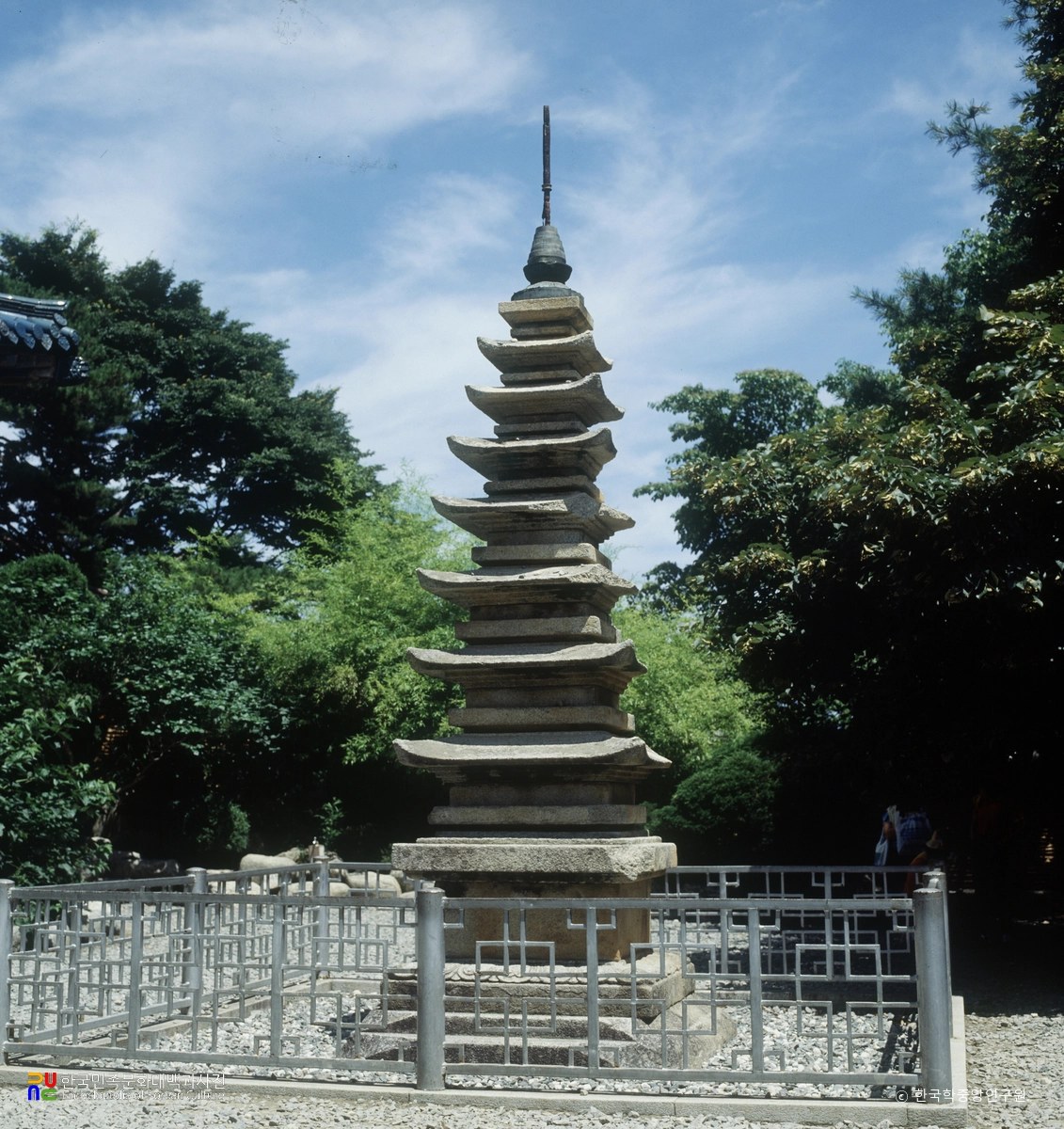 양양 낙산사 칠층석탑 정측면