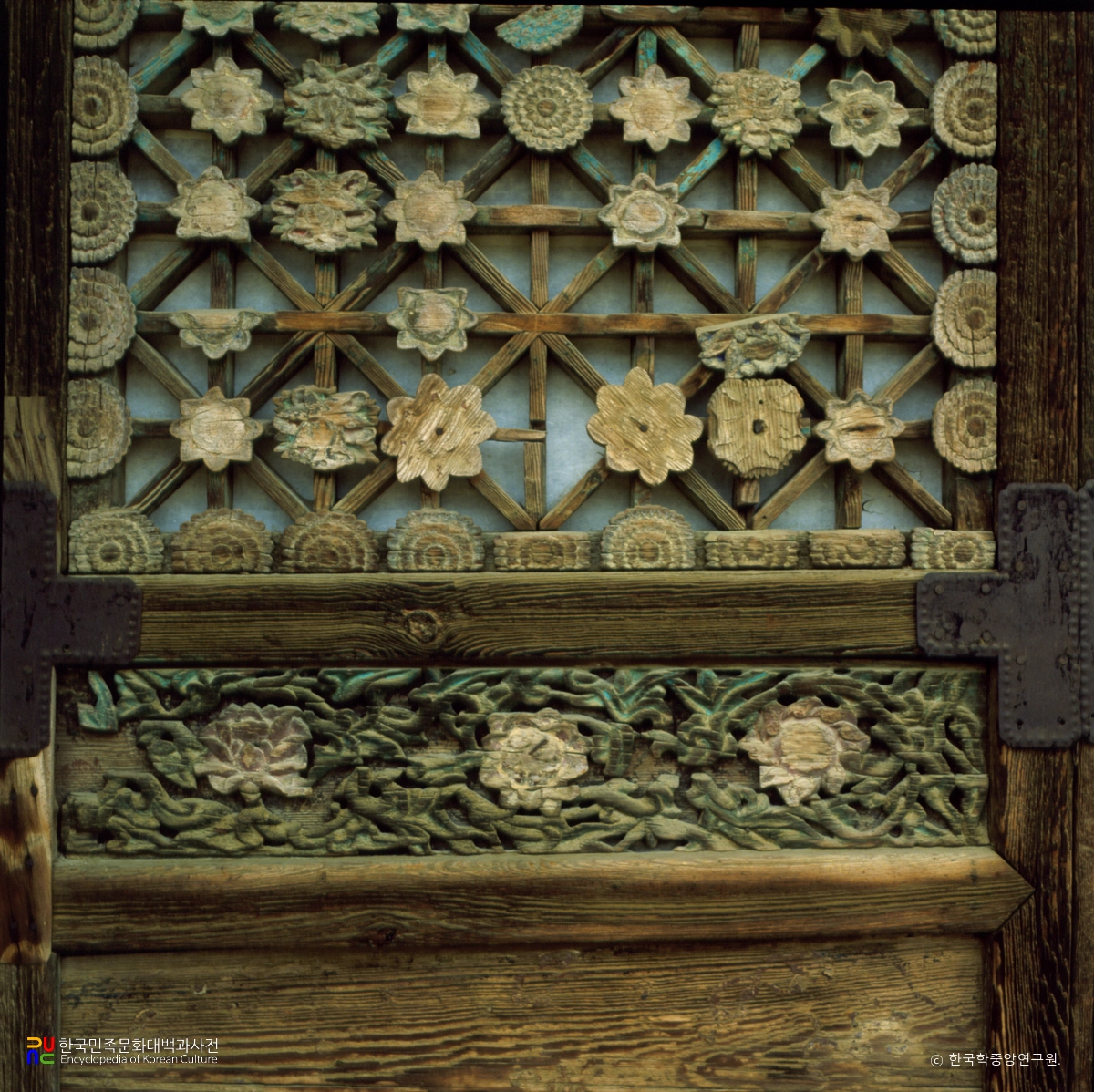 양산 통도사 대웅전 문살