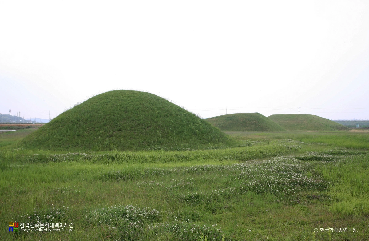나주 복암리 고분군 전경