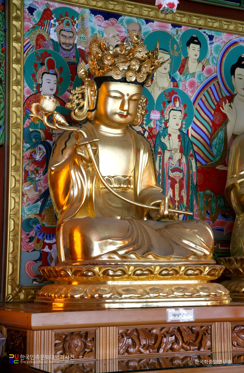 마산 광산사 목조보살좌상