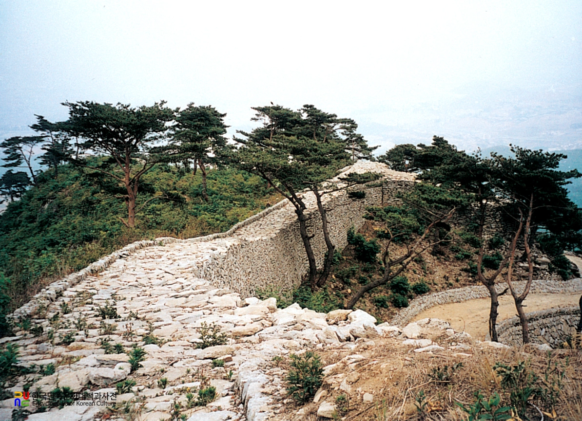 해주 수양산성 성벽