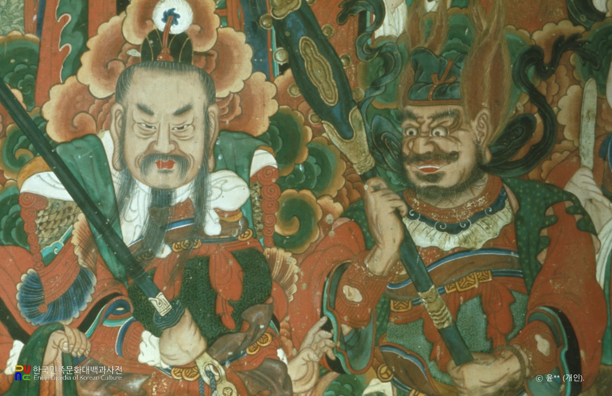 강화 백련사 신장탱