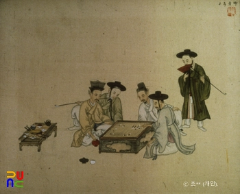 기산풍속도첩/바둑