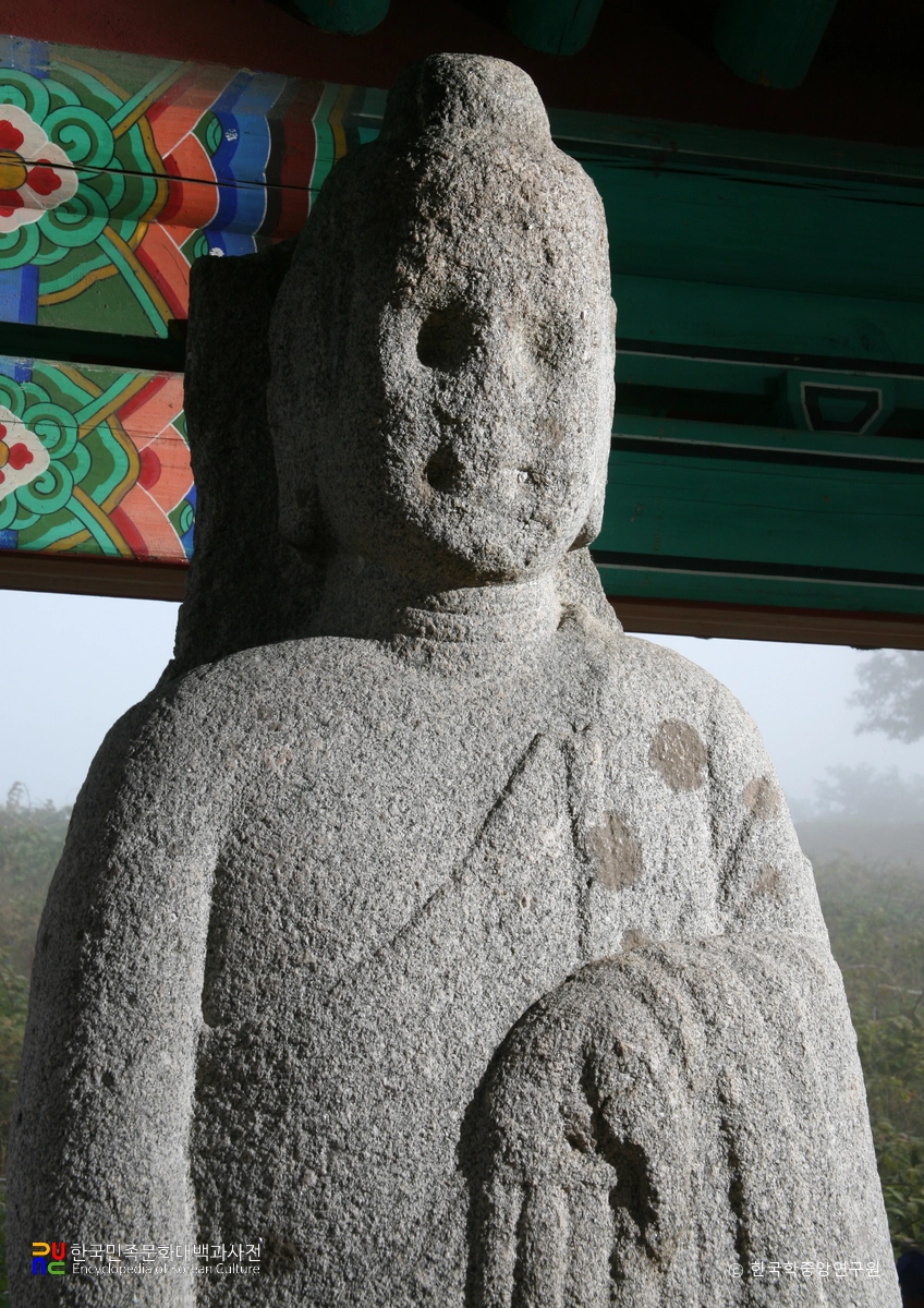 정읍 보화리 석조이불입상