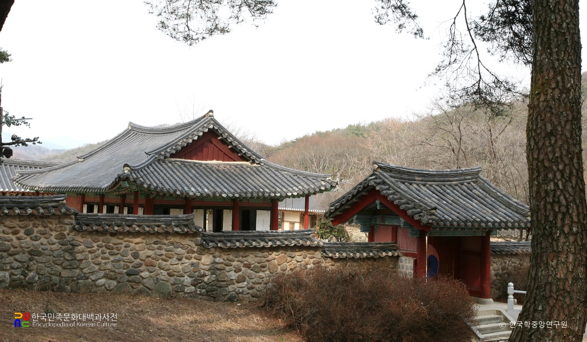 영주 소수서원 강학당 전경