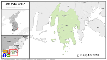 부산광역시 사하구 법정구역도