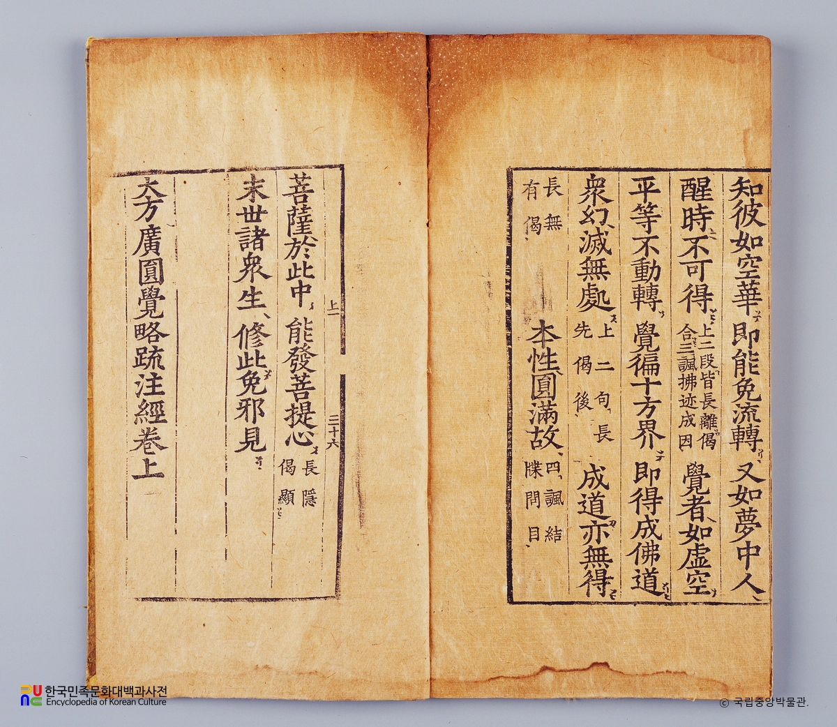 대방광원각약소주경 권상