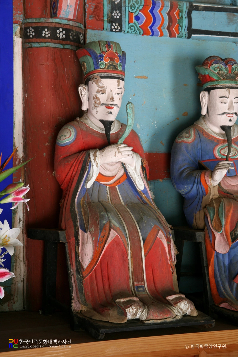 고창 문수사 목조지장보살좌상 및 시왕상