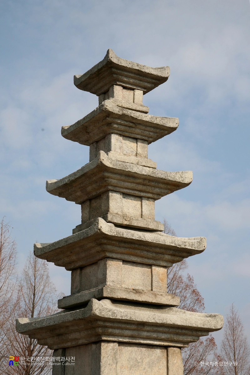 담양 남산리 오층석탑 탑신