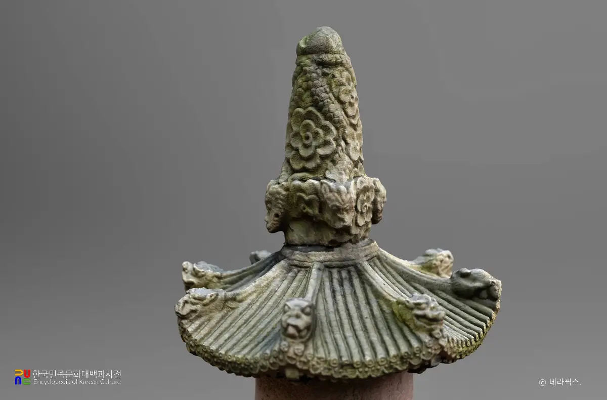 해남 대흥사 서산대사탑 상륜부