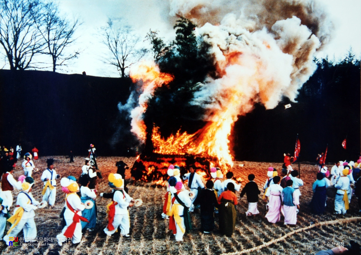 승주 달집태우기