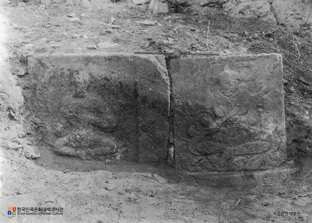 안동 법흥사지 칠층전탑 기단면석