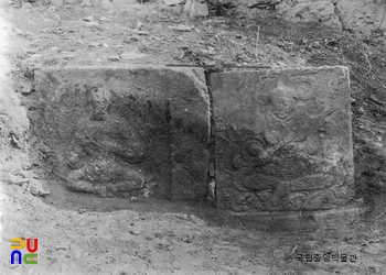 안동 법흥사지 칠층전탑 기단면석