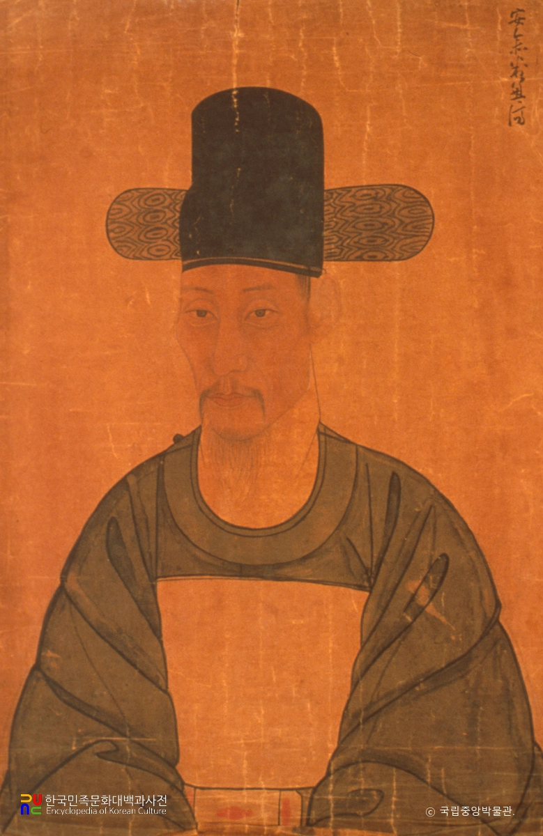 명현화상 중 안겸제 초상