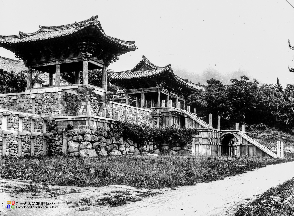 경주 불국사 청운교 및 백운교 전경