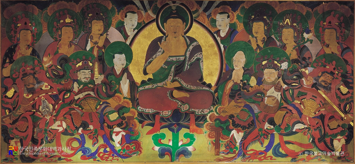 서울 안양암 대웅전 아미타불도