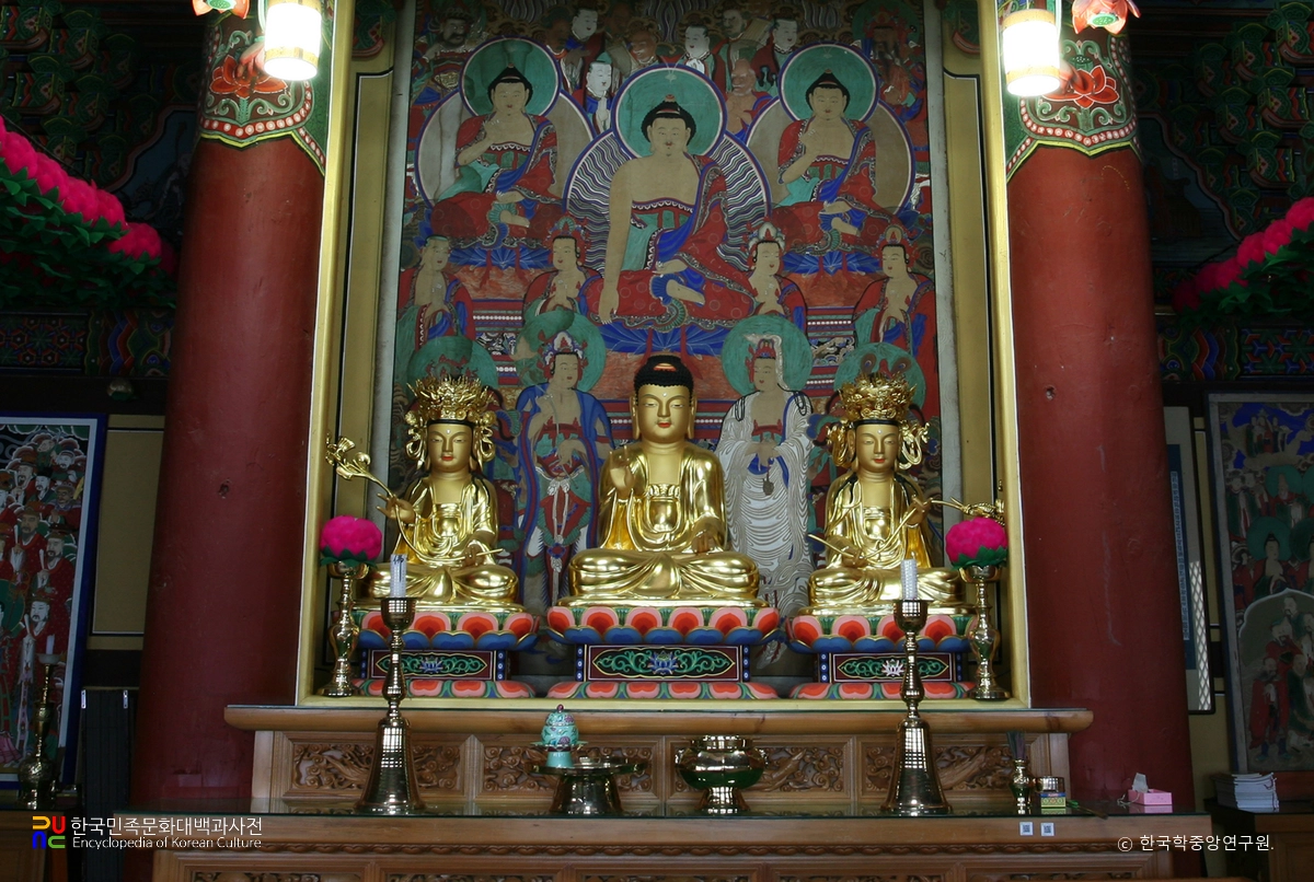 보은 법주사 복천암 극락보전