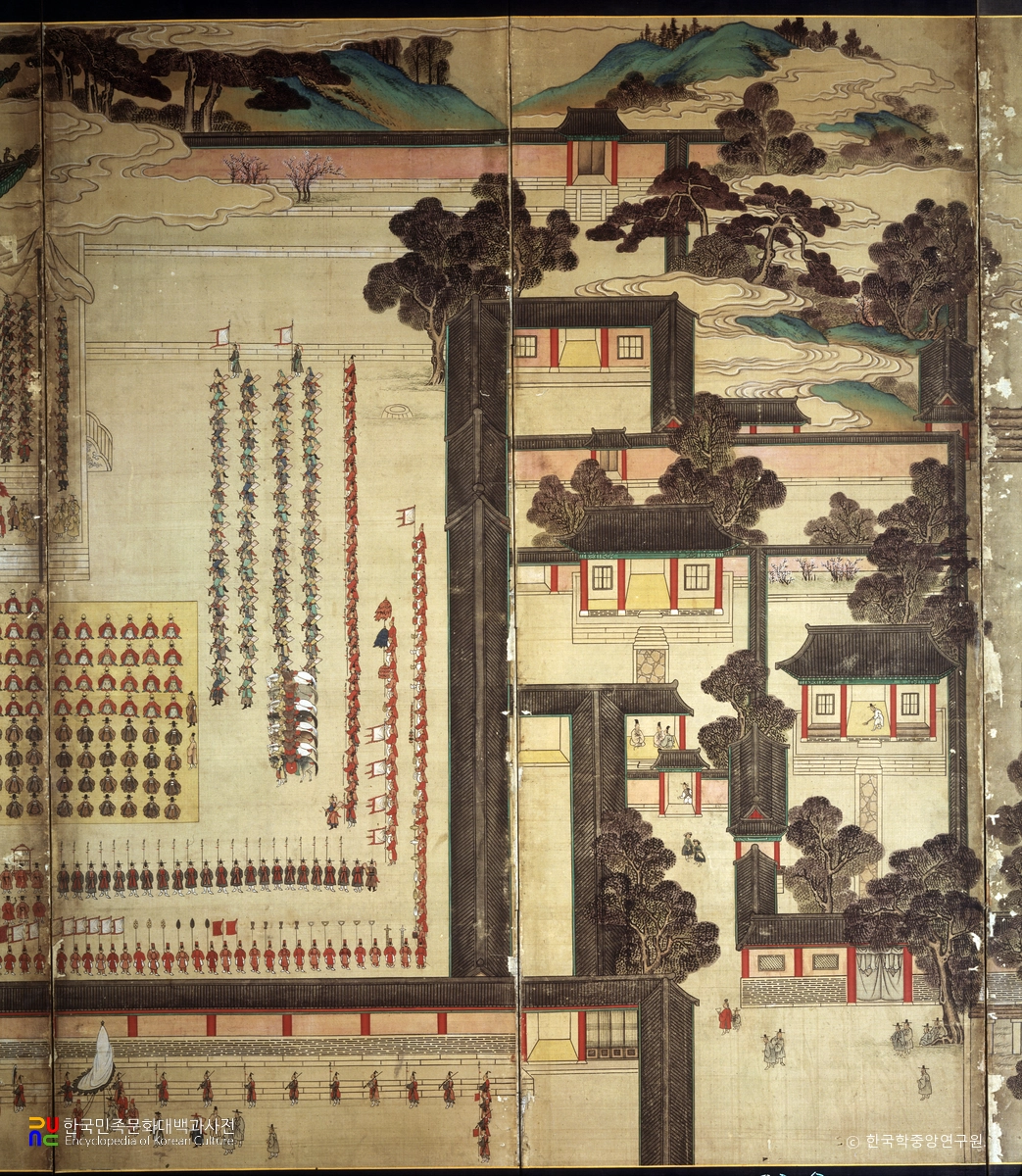 조대비 사순칭경진하도병