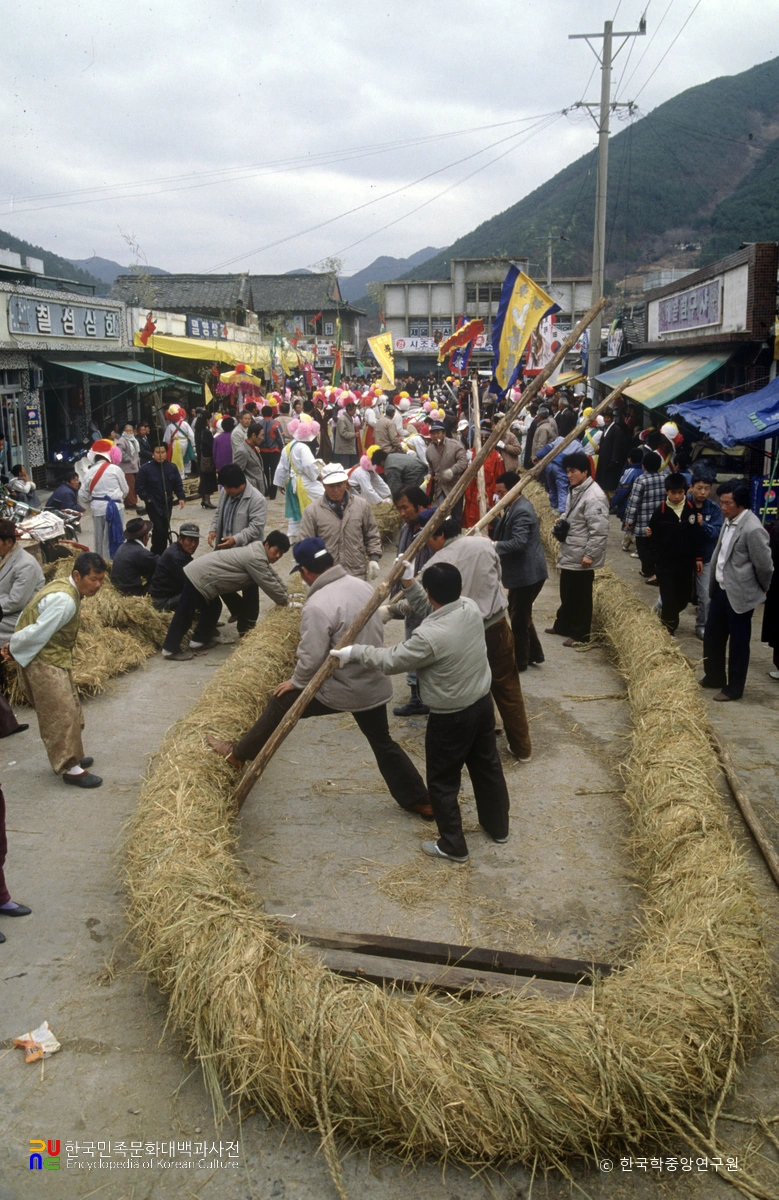 영산 줄다리기 / 목줄 만들기