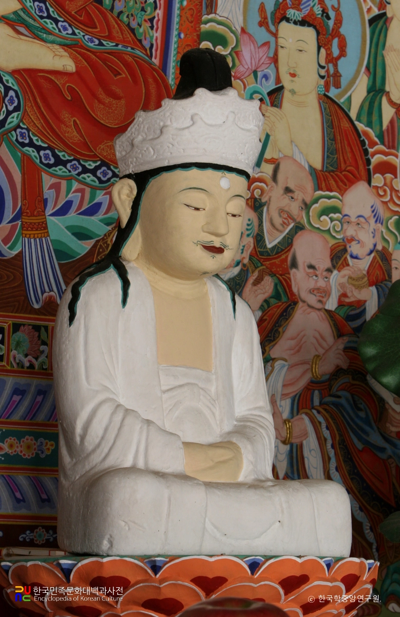 제천 고산사 석조 관음보살 좌상