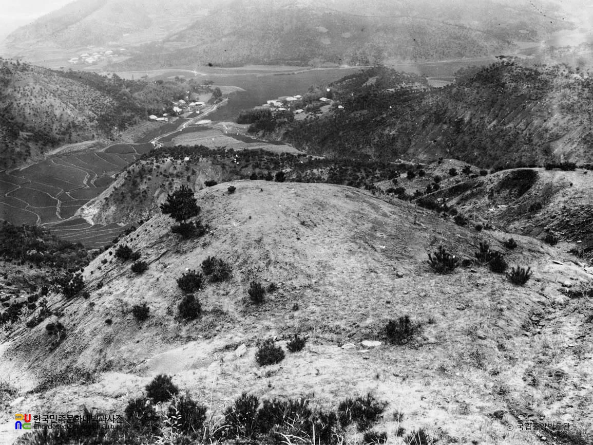 고령 지산동 고분군 중 18호분 전경