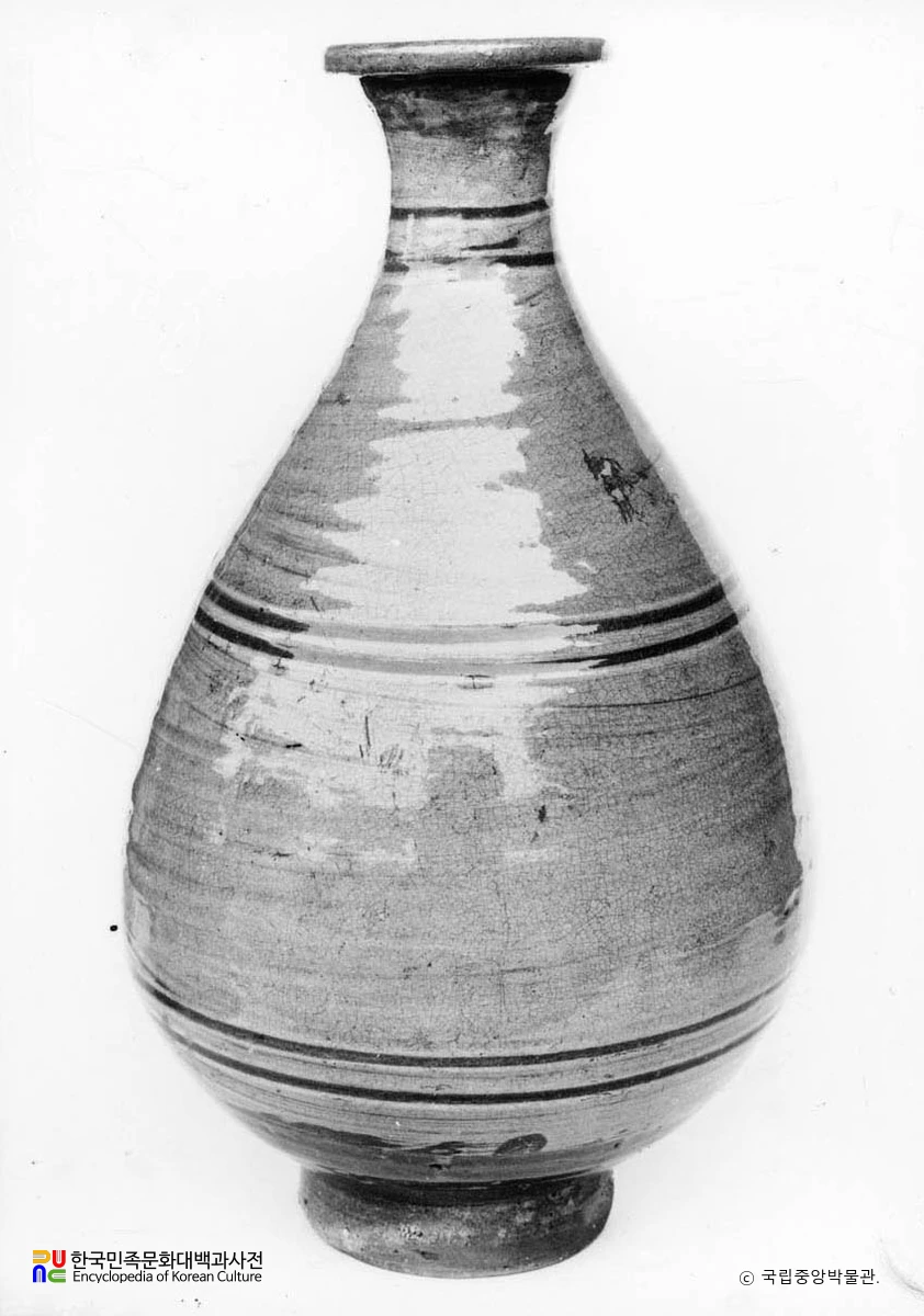 분청사기 귀얄문 병