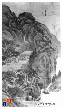 정선필 여산초당도