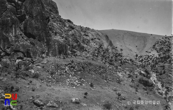 경주 남산 일원 중 대지암곡 사지 전경