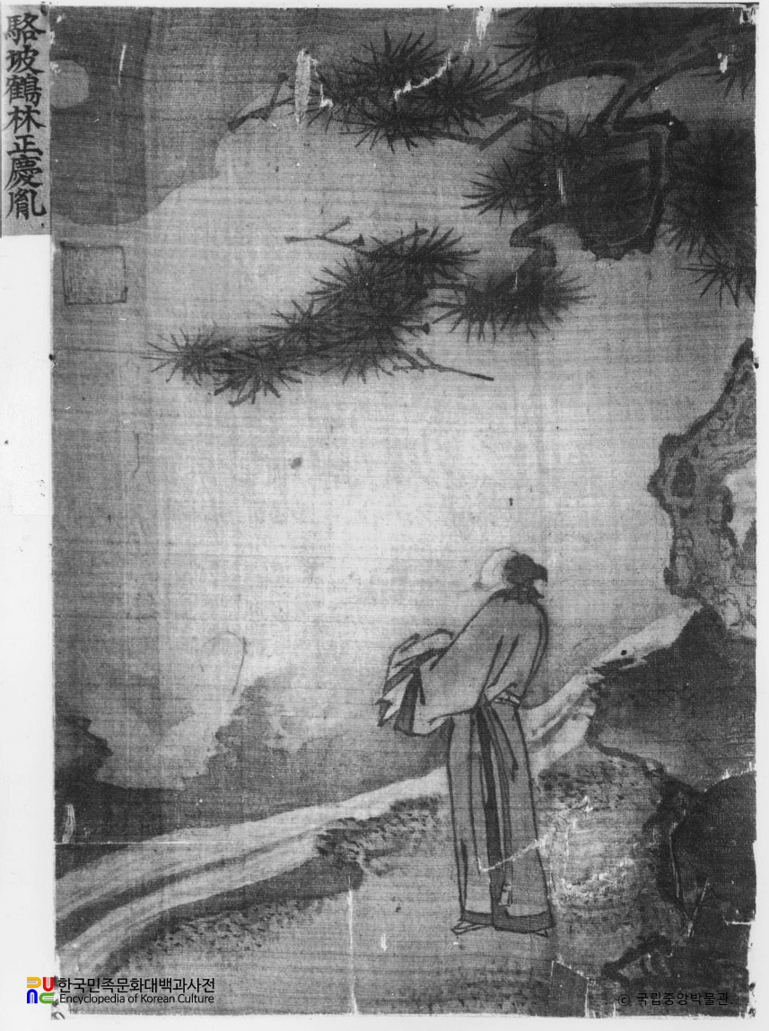 이경윤필 송단보월도