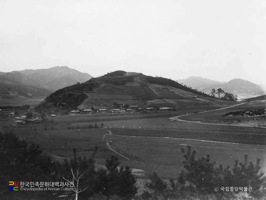 이원 증산리 산성 전경