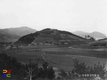 이원 증산리 산성 전경