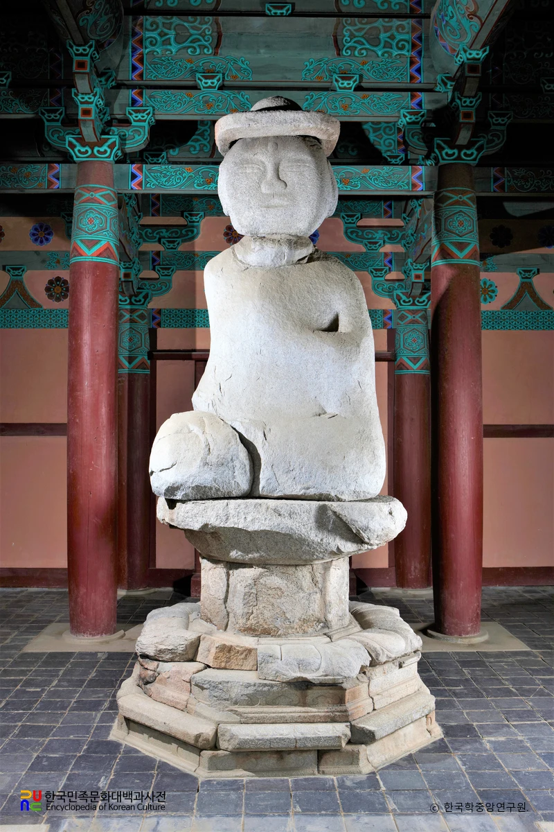 부여 정림사지 석조 여래 좌상