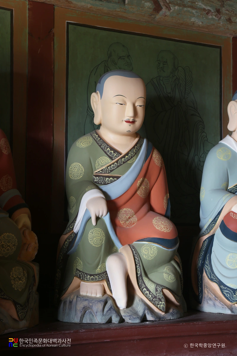 해남 미황사 십육나한상