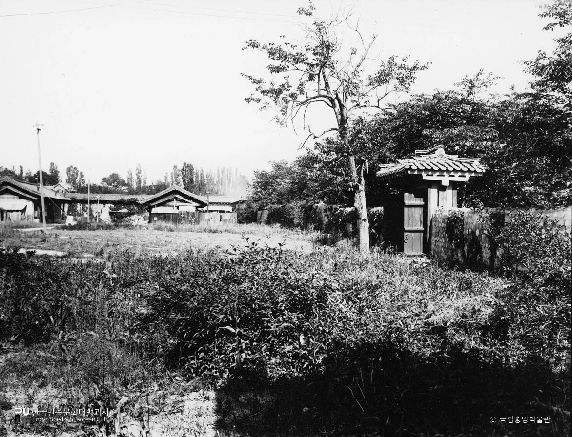 서울 경복궁 중 자경전 동쪽 일대 전경