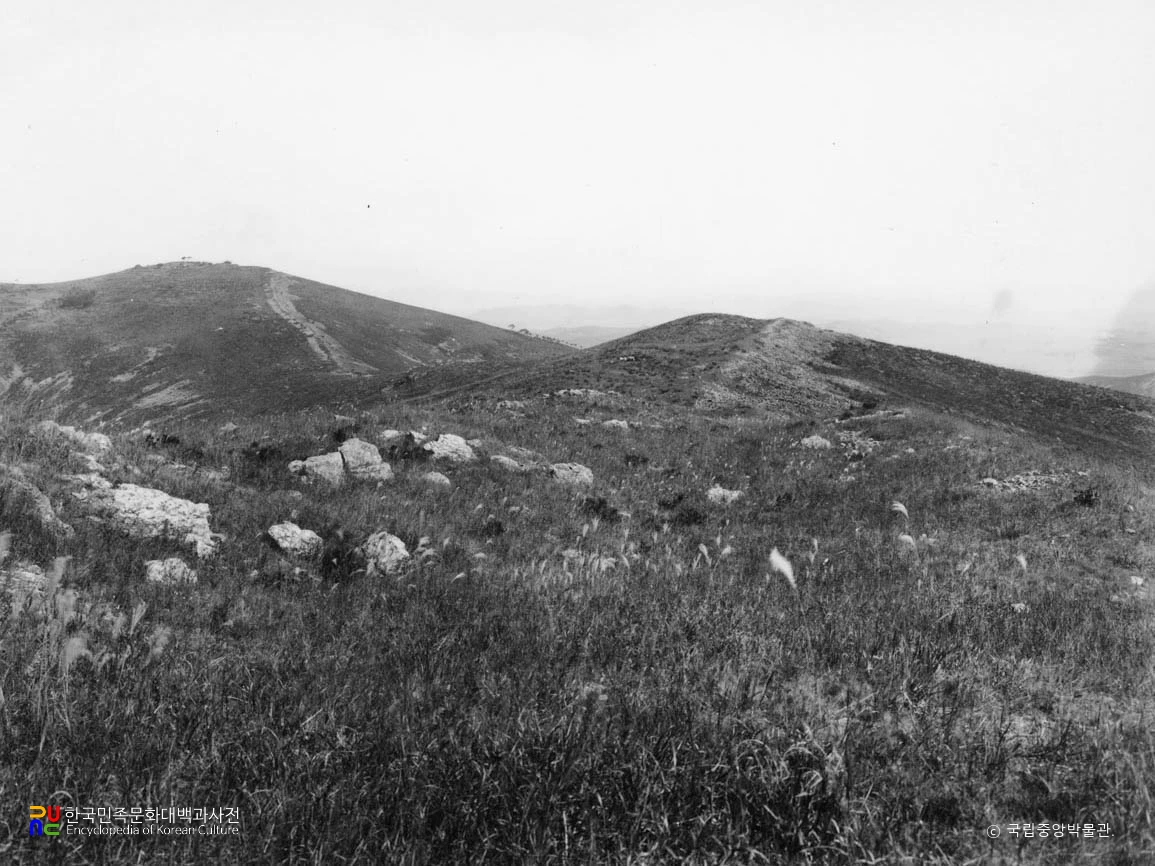 평약 대성산성 성벽