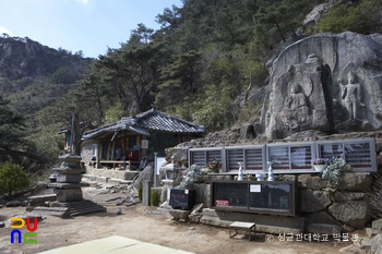 경주 남산 칠불암 전경
