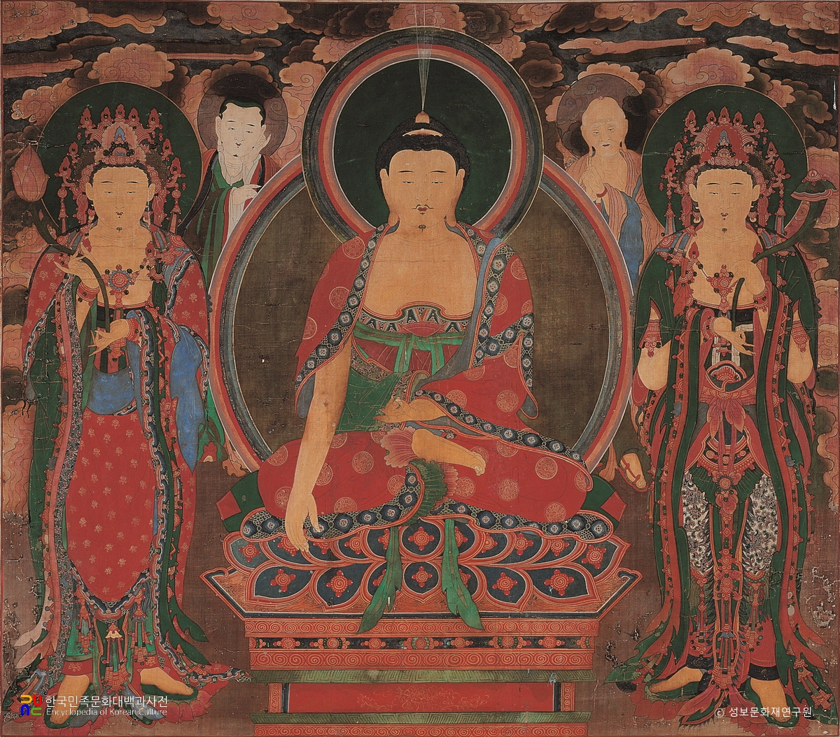 순천 송광사 응진당 석가모니후불탱