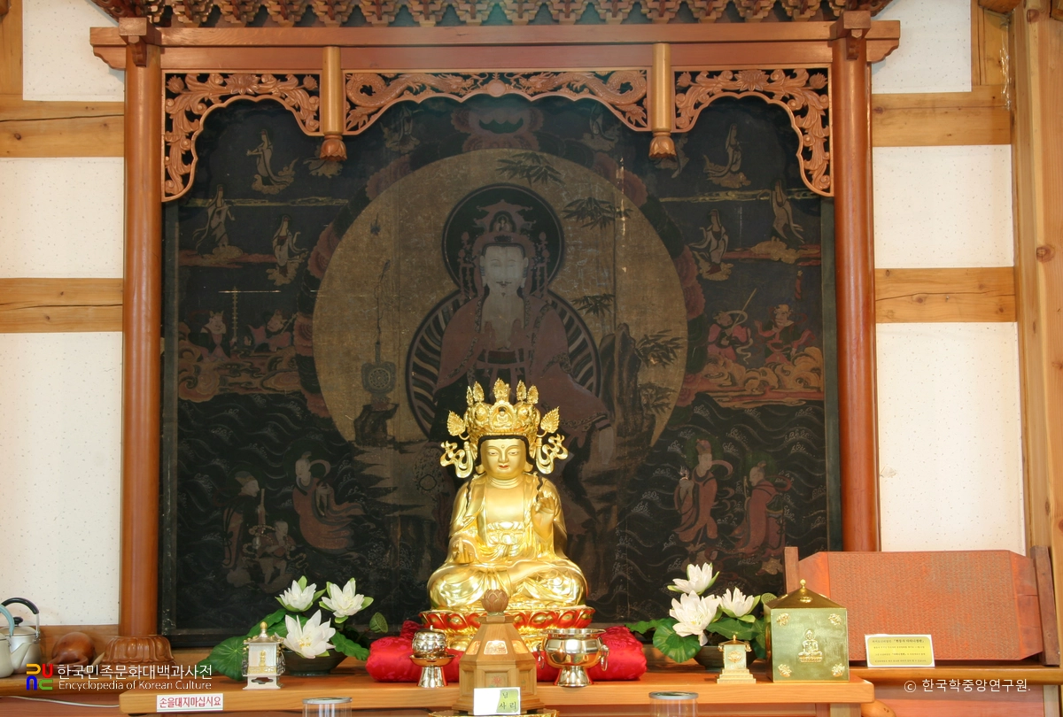 가평 현등사 수월관음도