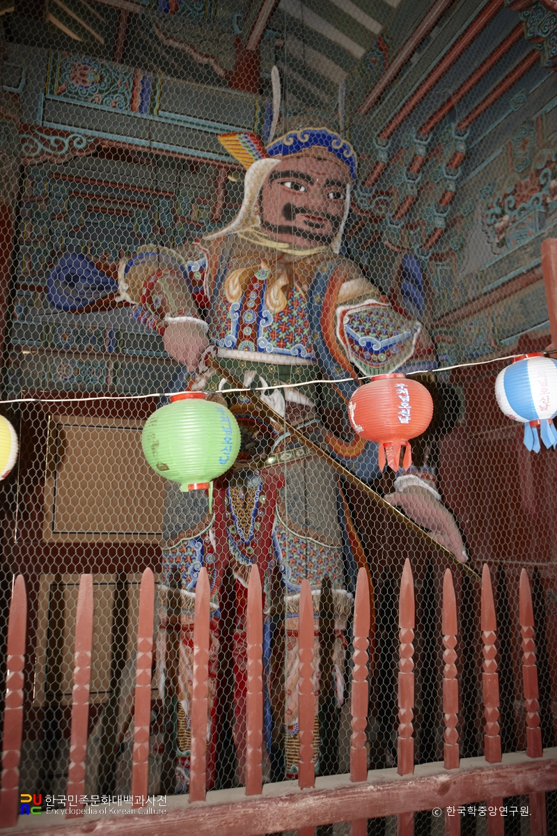 보은 법주사 사천왕문 증장천왕