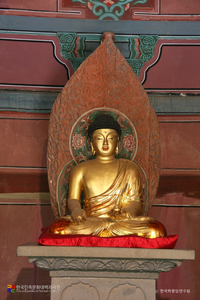 청양 장곡사 철조약사여래좌상